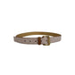 Borbonese Brown Leather Women Belt