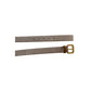 Borbonese Brown Leather Women Belt