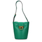 Salvatore Ferragamo Green Leather Shoulder Bag