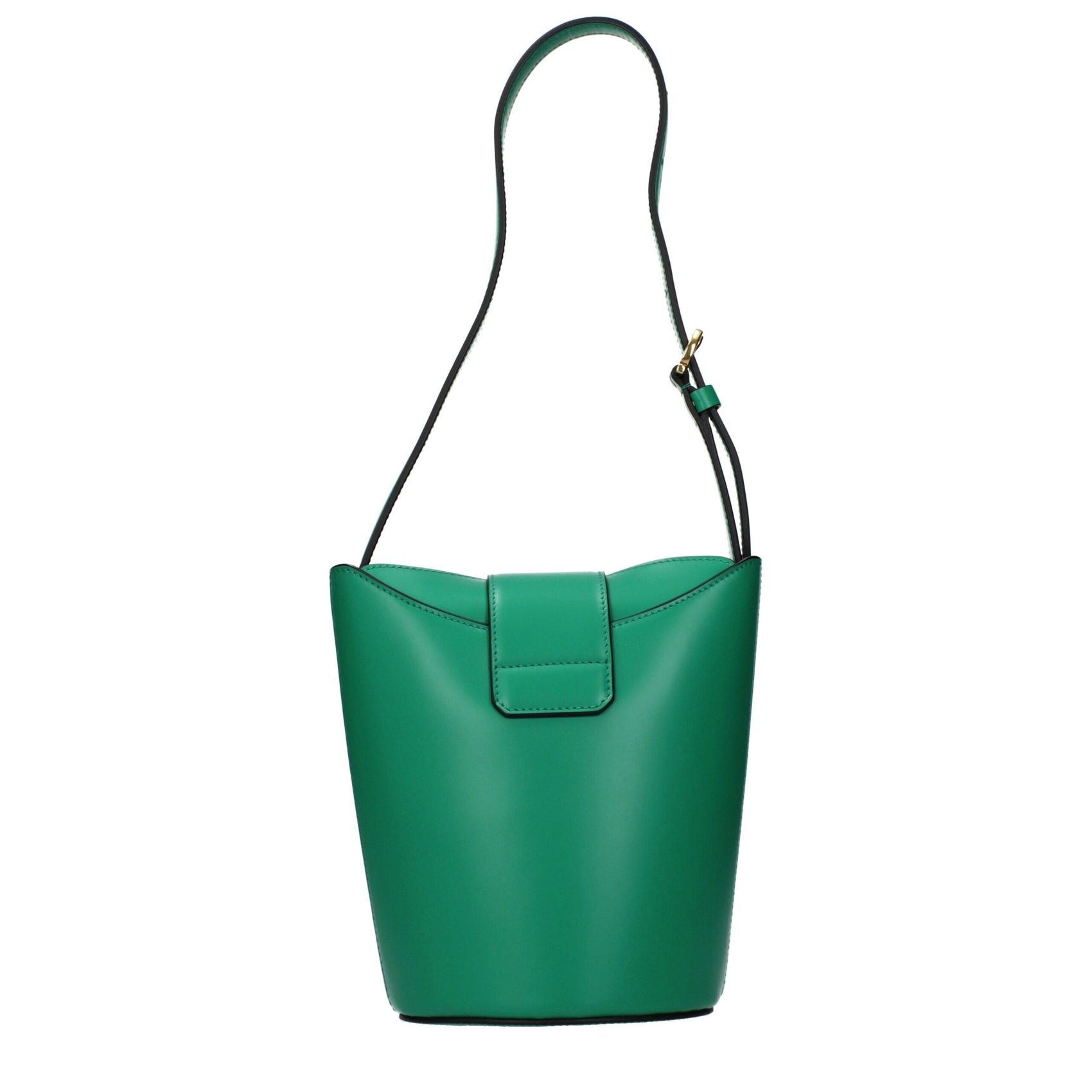 Salvatore Ferragamo Green Leather Shoulder Bag