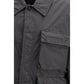 Stone Island Gray Polyamide Coat