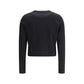 Loulou De Saison Black Cotton Long Sleeve T-Shirt