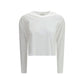 Loulou De Saison White Cotton Long Sleeve T-Shirt