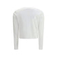 Loulou De Saison White Cotton Long Sleeve T-Shirt