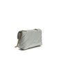 PINKO Gray Calf Leather Bos Taurus Shoulder Bag