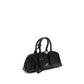 PINKO Black Calf Leather Bos Taurus Handbag
