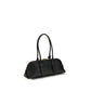 PINKO Black Calf Leather Bos Taurus Shoulder Bag