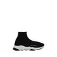 Balenciaga Black Elastane Athletic Sneakers