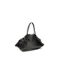 Alexander McQueen Black Calf Leather Bos Taurus Shoulder Bag