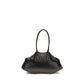 Alexander McQueen Black Calf Leather Bos Taurus Shoulder Bag