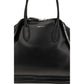 Alexander McQueen Black Calf Leather Bos Taurus Shoulder Bag