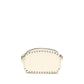 Valentino Garavani Cream Calf Leather Bos Taurus Shoulder Bag
