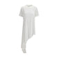 Loulou De Saison White Cotton Casual Dress