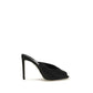Jimmy Choo Black Calf Leather Bos Taurus Stiletto Heel Sandals
