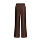 Loulou De Saison Brown Viscose Casual Pants