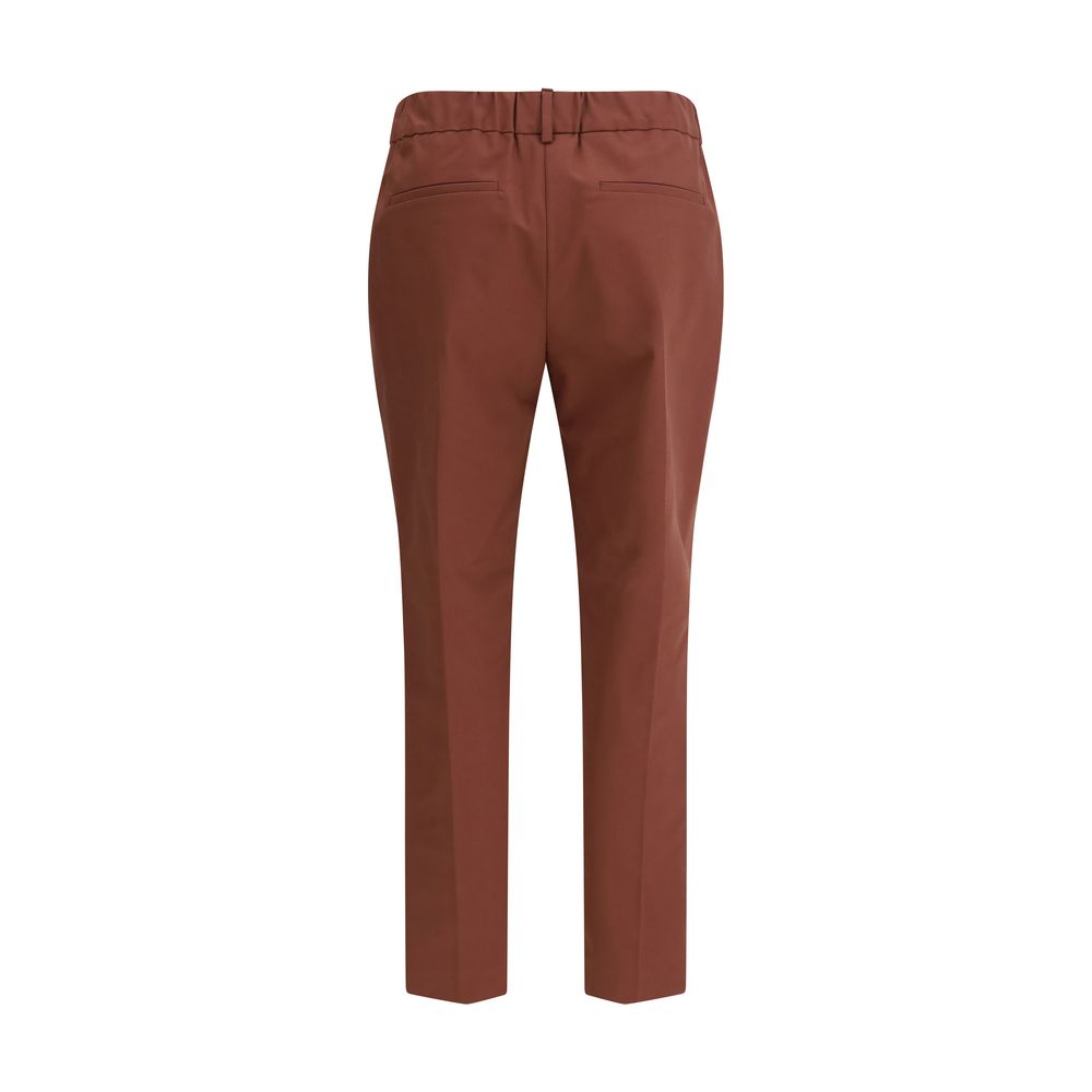 Brunello Cucinelli Multicolor Cotton Casual Pants