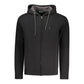 Coveri Moving Black Cotton Men's Hooded Sweatshirt
