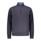 Coveri Moving Blue Cotton Men Sweatshirt