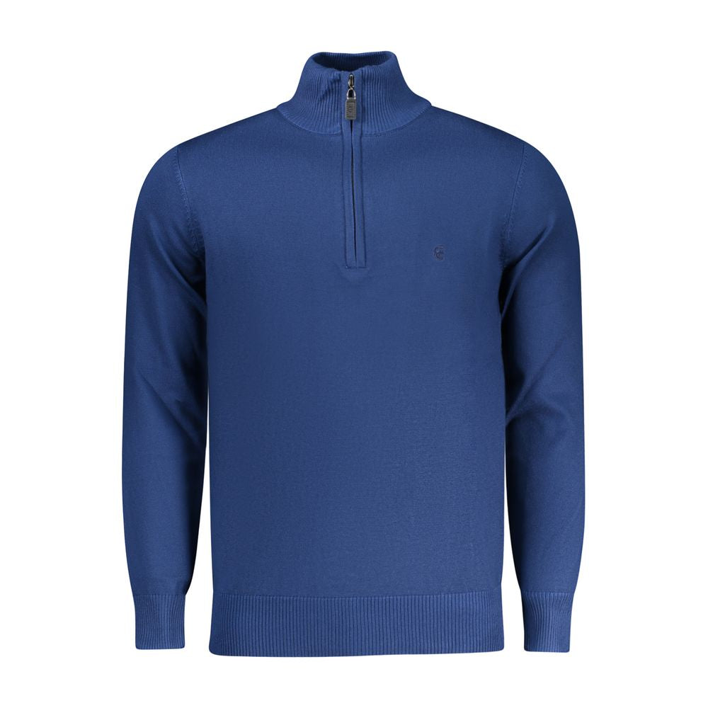 Coveri Moving Blue Viscose Men Sweater