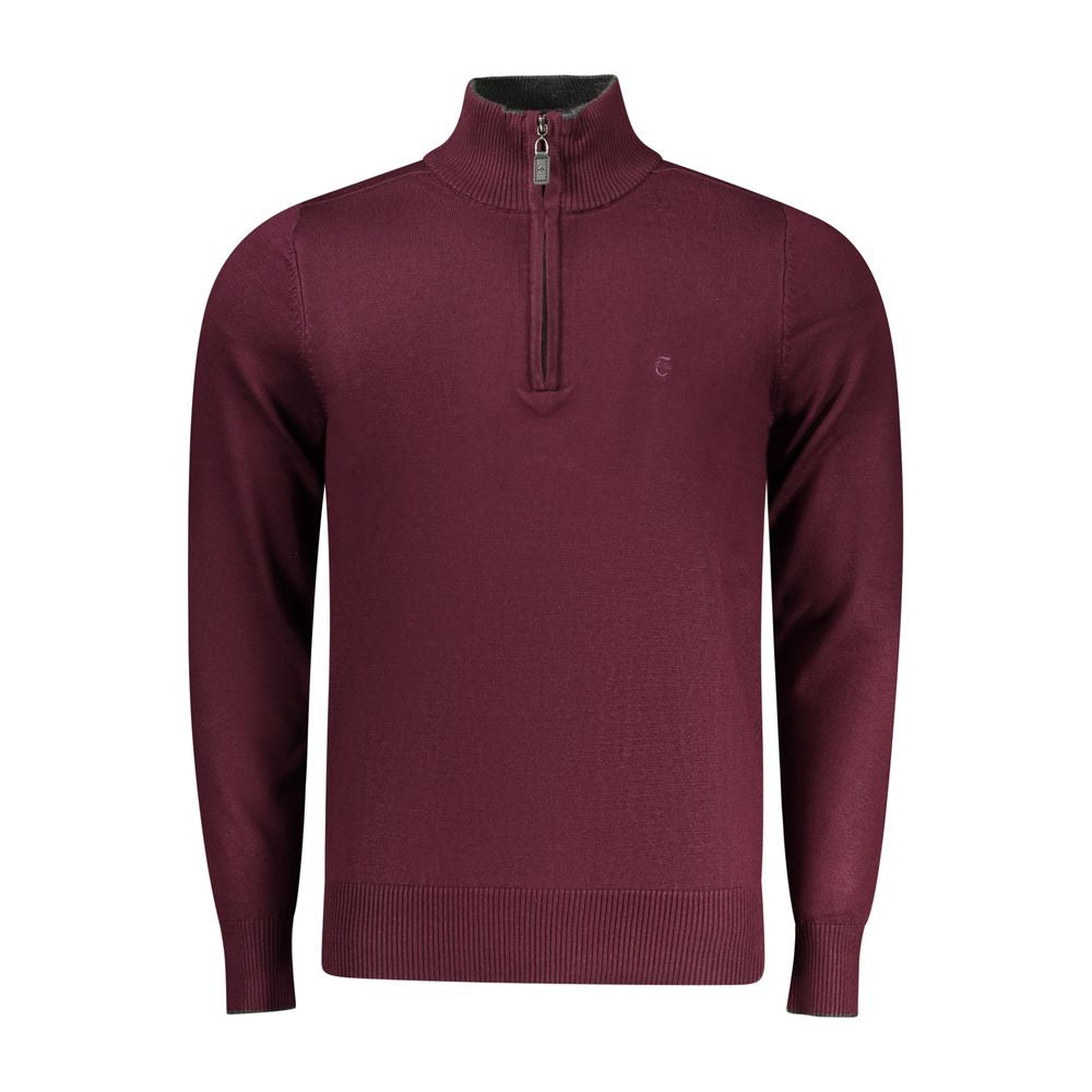 Coveri Moving Red Viscose Men Sweater