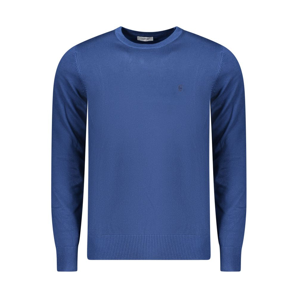 Coveri Moving Blue Viscose Men's Sweater