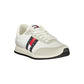 Tommy Hilfiger White Polyurethane Men Sneaker