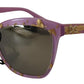 Dolce & Gabbana Purple Acetate Sunglasses