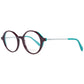 Emilio Pucci Burgundy Plastic Glasses (Frames)