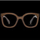 Maje Brown Plastic Glasses (Frames)