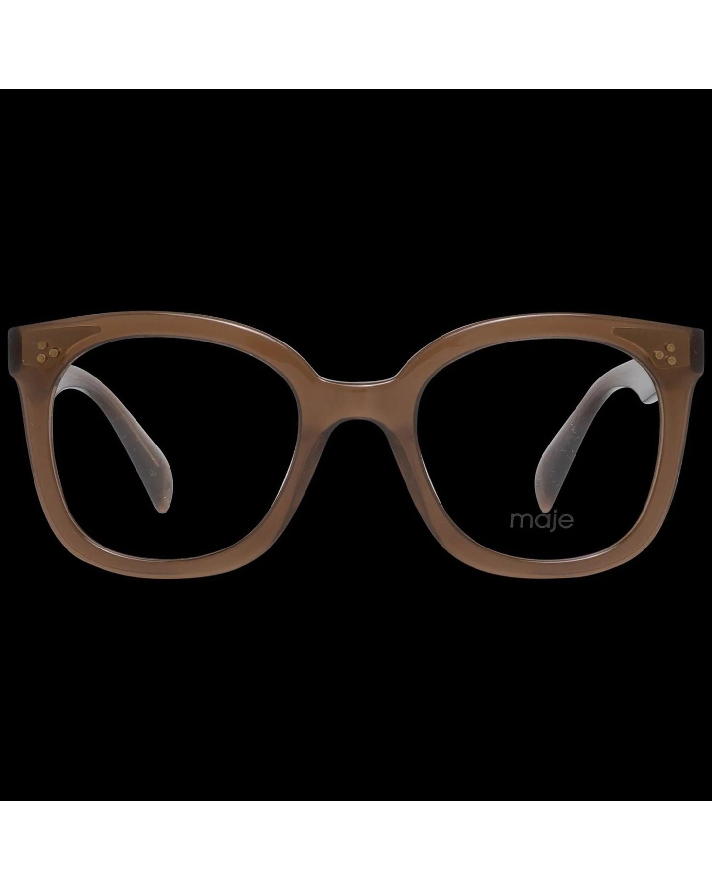 Maje Brown Plastic Glasses (Frames)