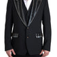 Dolce & Gabbana Black Wool Two-Piece Suit