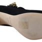Dolce & Gabbana Black Suede Leather High Heel Pumps