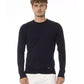 Baldinini Trend Blue Cashmere Sweatshirt