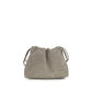 Brunello Cucinelli Gray Calf Leather Bos Taurus Clutch Bag