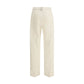 Fabiana Filippi Cream Cotton Casual Pants