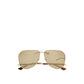 Saint Laurent Gold Metal Sunglasses