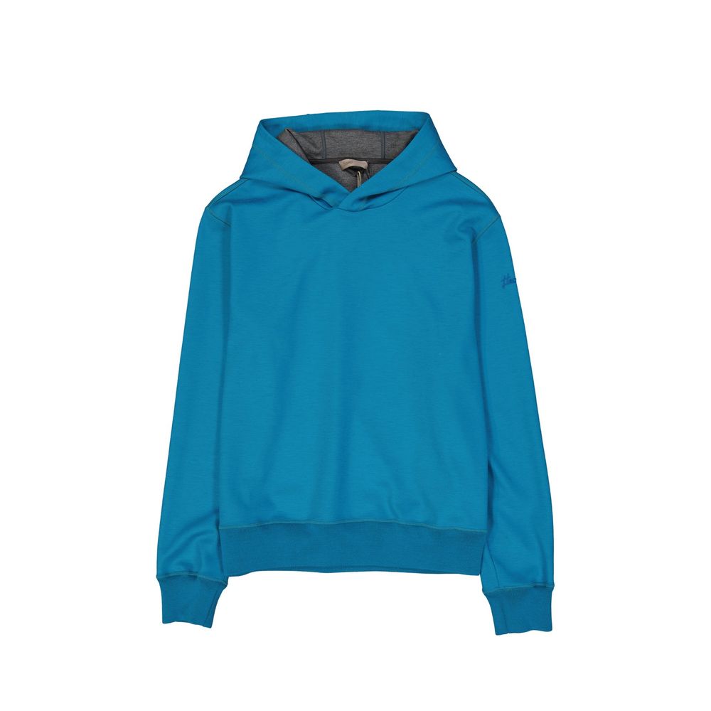 Herno Blue Polyester Sweatshirt