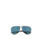 Saint Laurent Silver Metal Sunglasses