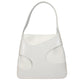 Salvatore Ferragamo White Fabric Handbag