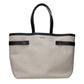 Salvatore Ferragamo Beige Fabric Shoulder Bag