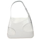 Salvatore Ferragamo White Leather Shoulder Bag