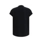 Brunello Cucinelli Black Cotton T-Shirt
