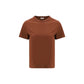 Brunello Cucinelli Brown Cotton T-Shirt