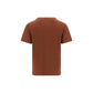 Brunello Cucinelli Brown Cotton T-Shirt