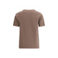 Brunello Cucinelli Brown Cotton T-Shirt