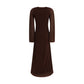 Oséree Brown Polyamide Casual Dress