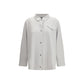 Fabiana Filippi Gray Fleece Wool Shirt