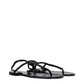 Isabel Marant Black Leather Flip-Flop Sandals