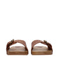 Isabel Marant Brown Leather Slippers