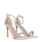 Stuart Weitzman White Leather Stiletto Heel Sandals